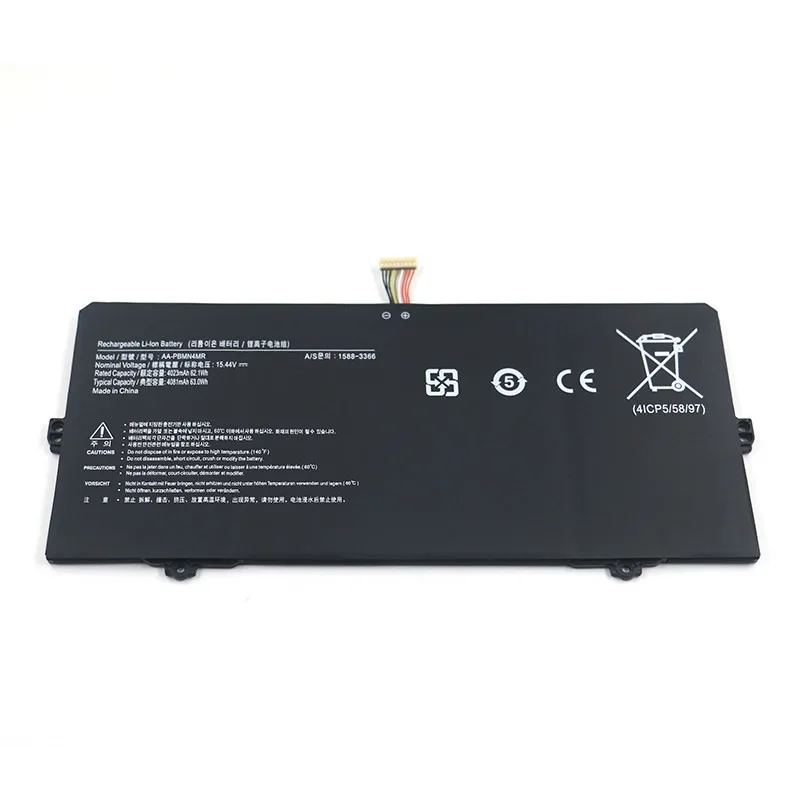 AA-PBMN4MR PBMN4MR Battery For SAMSUNG  Galaxy Book Pro 13 NP930XDB NP950QED Book2 Pro 360 15.44V 63Wh  4081mAh