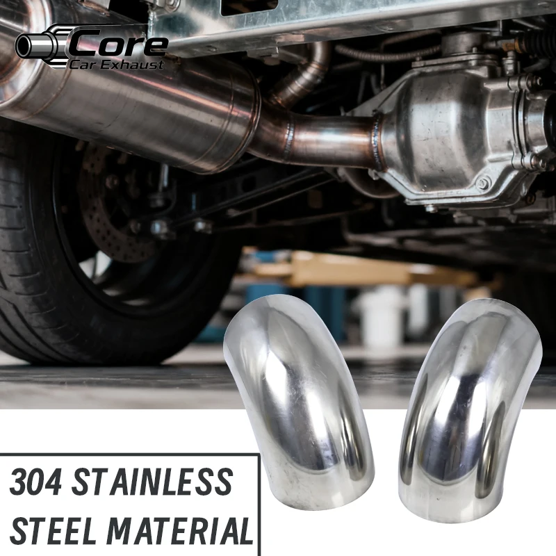 

Universal 90° 304 Stainless Steel Elbow for Automobile Modification, Suitable for Car Exhaust Pipes and Mufflers 51/63/76MM Dia