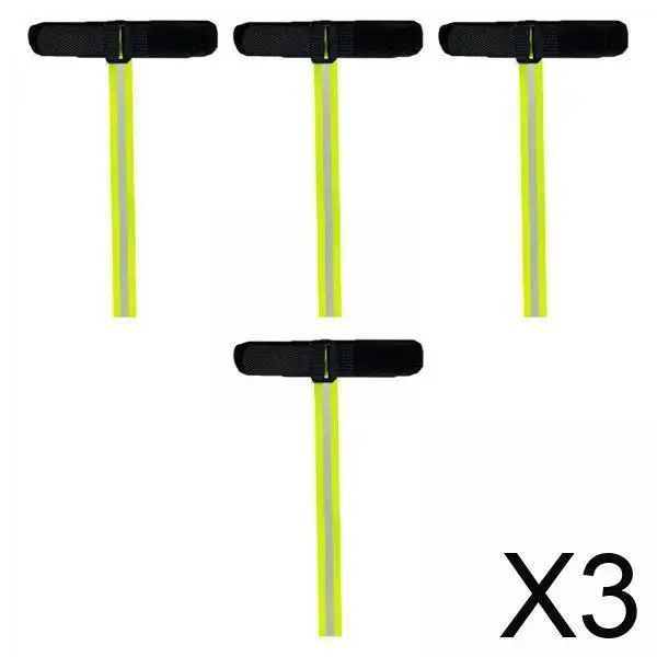 

3x 4x ремешок для лыжных перчаток, светоотражающие держатели для перчаток с защитой от потери, ремни на запястье, наручники для