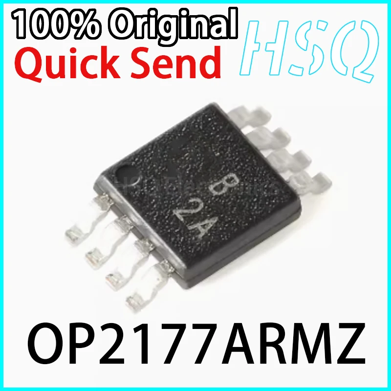 

1PCS New Original OP2177ARMZ OP2177ARM Screen Printed B2A MSOP-8 Low Input Bias Current Operational Amplifier Chip