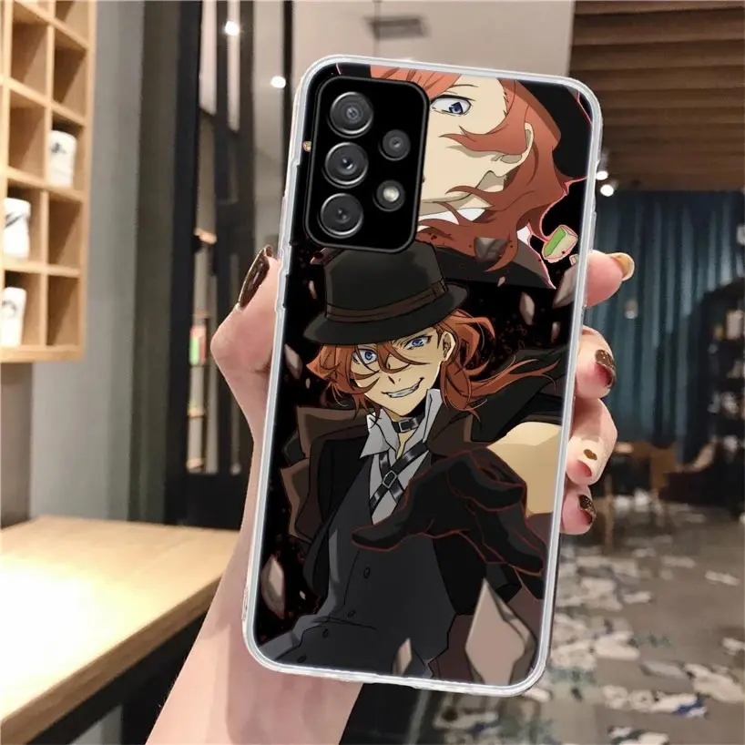 Bungo Stray Dogs Nakahara Chuuya Soft Phone Case For Samsung Galaxy A51 A50 A71 A70 A10 A20E A30 A40 A41 A31 A21S A11 A6 A7 A8 A