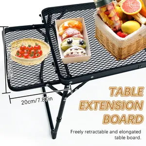 Small folding table outdoors, camping table, wild dining table, retractable, folding, portable barbecue table 8 Main Sales Dining Table - №8