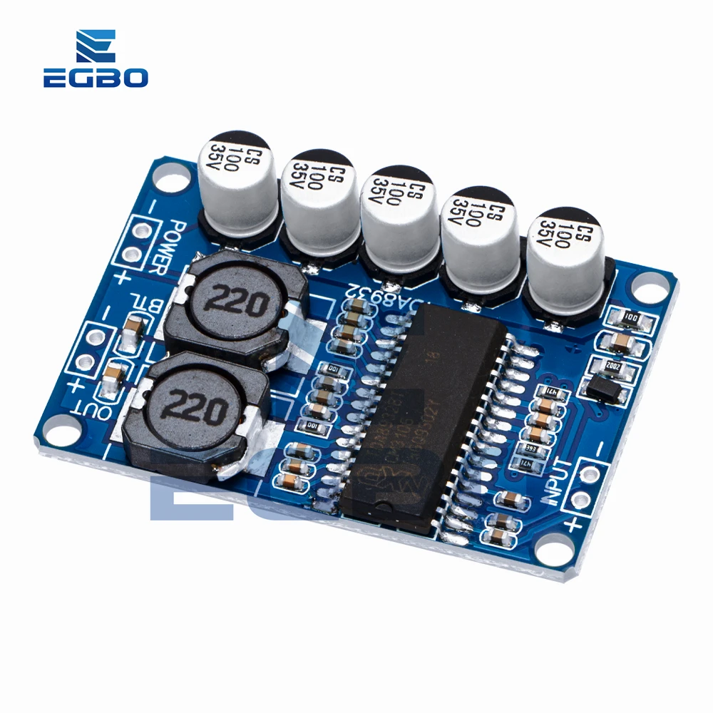1 Stück egbo digitales Leistungs verstärker platinen modul 35w Mono verstärker modul Hoch leistung tda8932 geringer Strom verbrauch