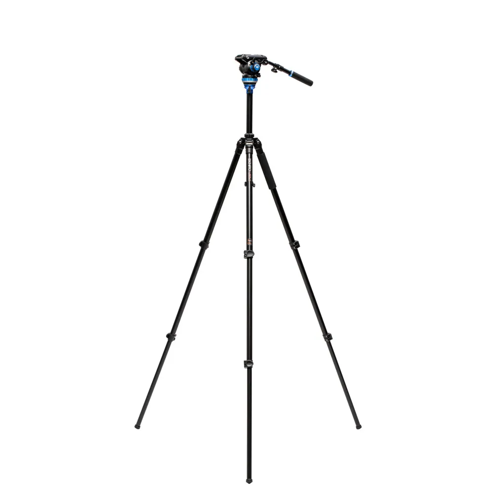 Benro S6 Pro Heavy Duty Tripod With Head Flexible Digital Tripod For Camera DSLR Flip Lock Professional Video Tripod