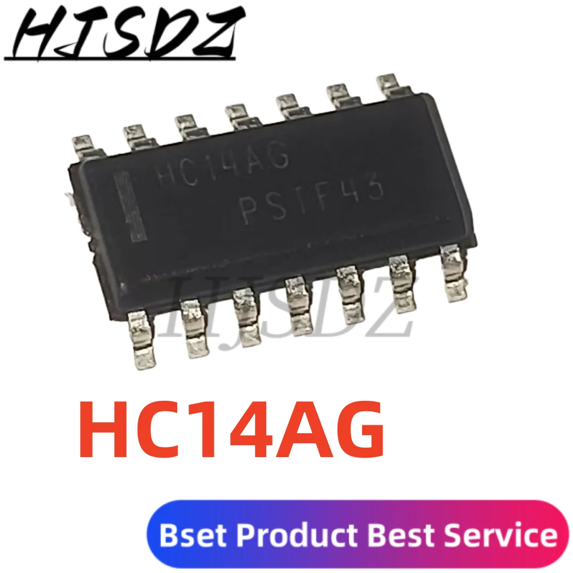 (10pcs)100% original MC74HC14ADR2G code HC14AG gate and inverter chip SOP14