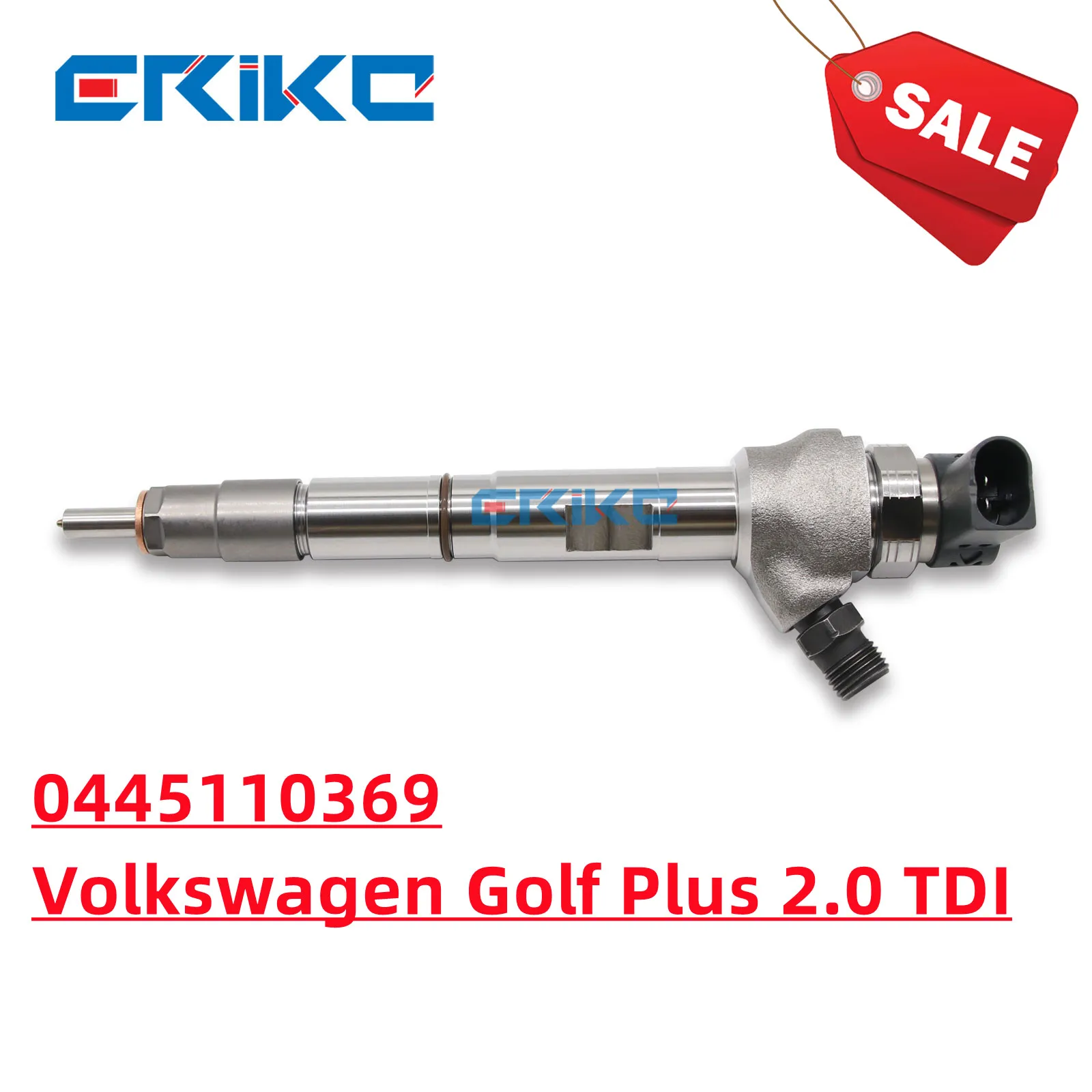 4PCS 0 445 110 369 Car Diesel Injector 0445110 369Excavator Fuel Injector for Volkswagen Golf Plus 2.0 TDI