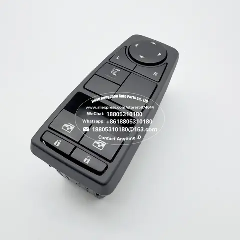 4 in 1 차량용 듀얼 USB 충전기 스플리터 어댑터, 방수 온도계 및 전압계 토글 스위치, 자동차 및 요트용, 12V, 4.2A 15 81258067094 / 81258067109 도어 윈도우 레귤레이터 스위치는 MAN 트럭에 적합합니다. 81.25806-7094 81.25806-7109