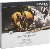 Lyra Rembrandt Polycolor Professional Colored Pencils 24/36/72 Vibrant Smooth Color Pencil Set for Artists Drawing Sketching