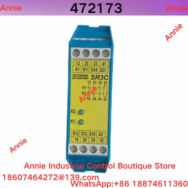 brand-new  Original imported safety relay SR3C 24V, order number 472173