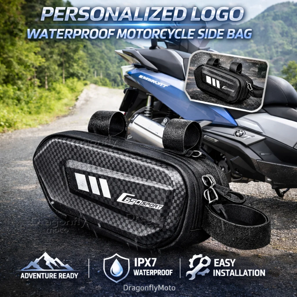 

For BMW C650 SPORT C650GT C650 GT2012-2020 Motorcycle Side Bag Personalized Logo Waterproof Hard Shell Saddlebag