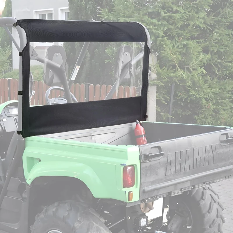 

UTV Rear Windshield PVC Windscreen Replacement For Rhino 450 660 700/Massimo 500 700/Axis500 700 750/Hisun HS 400 500 700