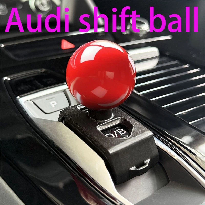 Für Audi A3 A5L Q4 Q5 Q6L E-tron: Schaltknauf-Dekorationsball, Auto-Schaltknauf-Zierball, Auto-Schaltknauf – Detail 1