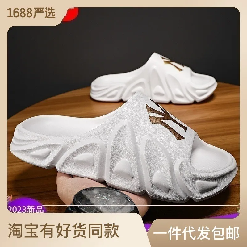 남성용 EVA 슬리퍼, 슈퍼 소프트 스포츠, 미끄럼 방지, 야외 내마모성, 해변 두꺼운 바닥 플랫폼 샌들, 여름 신상 패션