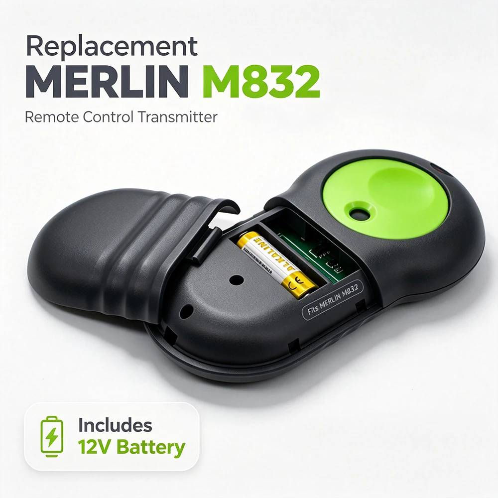 Garage Door Replacement Remote Australia For Merlin M832 M842 M844 Prolift Gate Opener 433.92MHz Rolling Code Transmitter