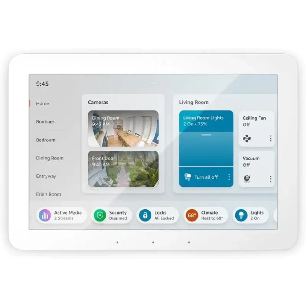 لوحة تحكم منزلية ذكية مقاس 8 بوصات مع Alexa متوافقة مع الآلاف من الأجهزة الأمريكية (المنشأ) #1