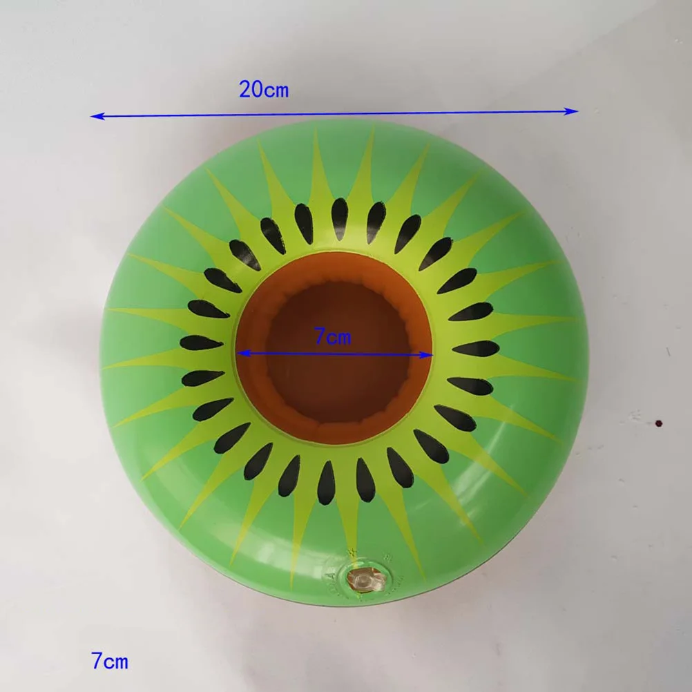 1Set Inflatable Beer Tray Green Portable Float Row Waterproof Party Cooler Pool Beverage Ice Bucket Floating Tray for Indoor