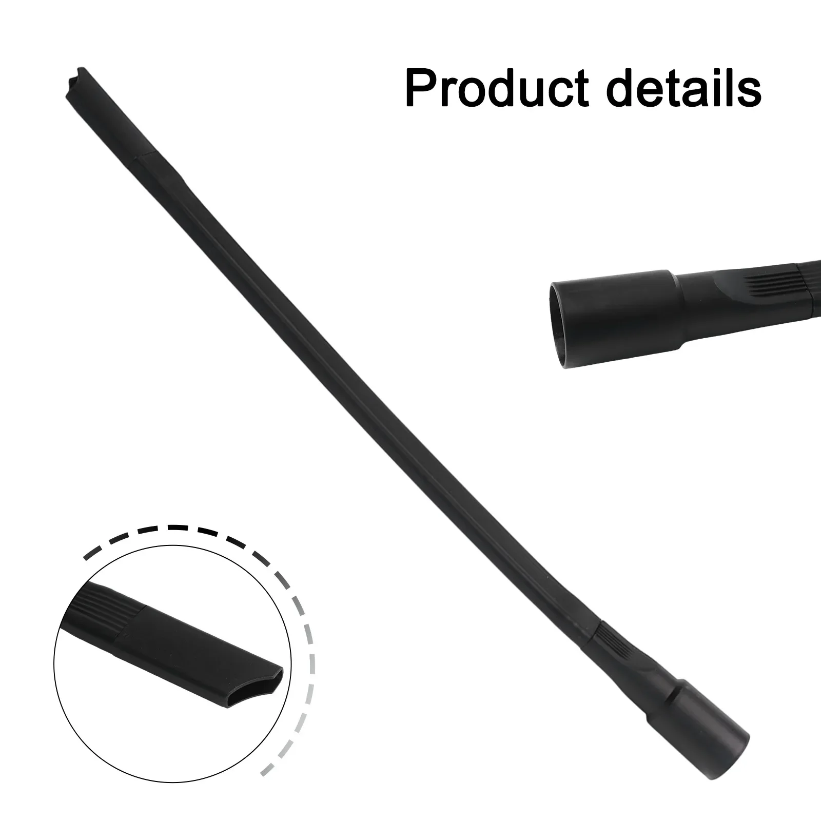 Black 62cm Flexible Crevice Nozzle Extension Tool For Karcher MV WD A Series Vacuum Cleaner Accessories