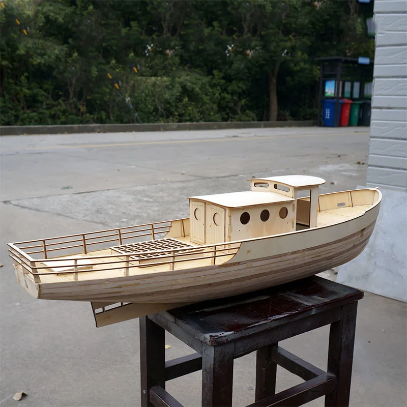 1:20 ناكوس قارب الصيد مجموعة أدوات نموذج الزيزفون صفح لتقوم بها بنفسك نموذج قارب