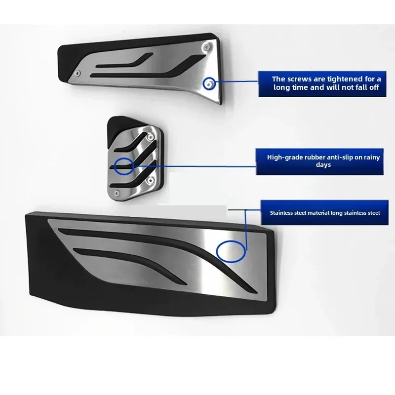 ل BMW M3 E90 E92 E93 2007 ~ 2013 سيارة القدم الدواسات غطاء مسرع بدال فرامل مخلب الدواسات الراحة دواسة سجادة ضد الإنزلاق الملحقات