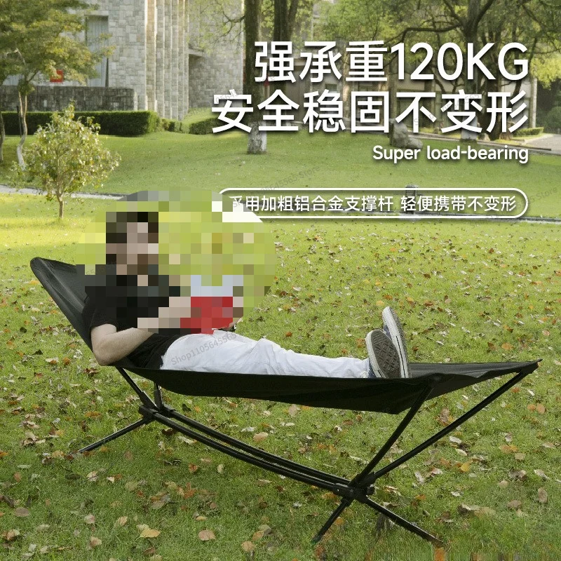 For Outdoor Camping Bed, Nap Time Aluminum Alloy Travel Bed, Portable, Widened, Ultra Light Folding Bed
