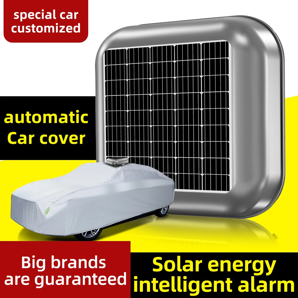 

Durable Four Seasons Universal Solar Charging Car Cover Automatic Smart Remote Control Car Suit