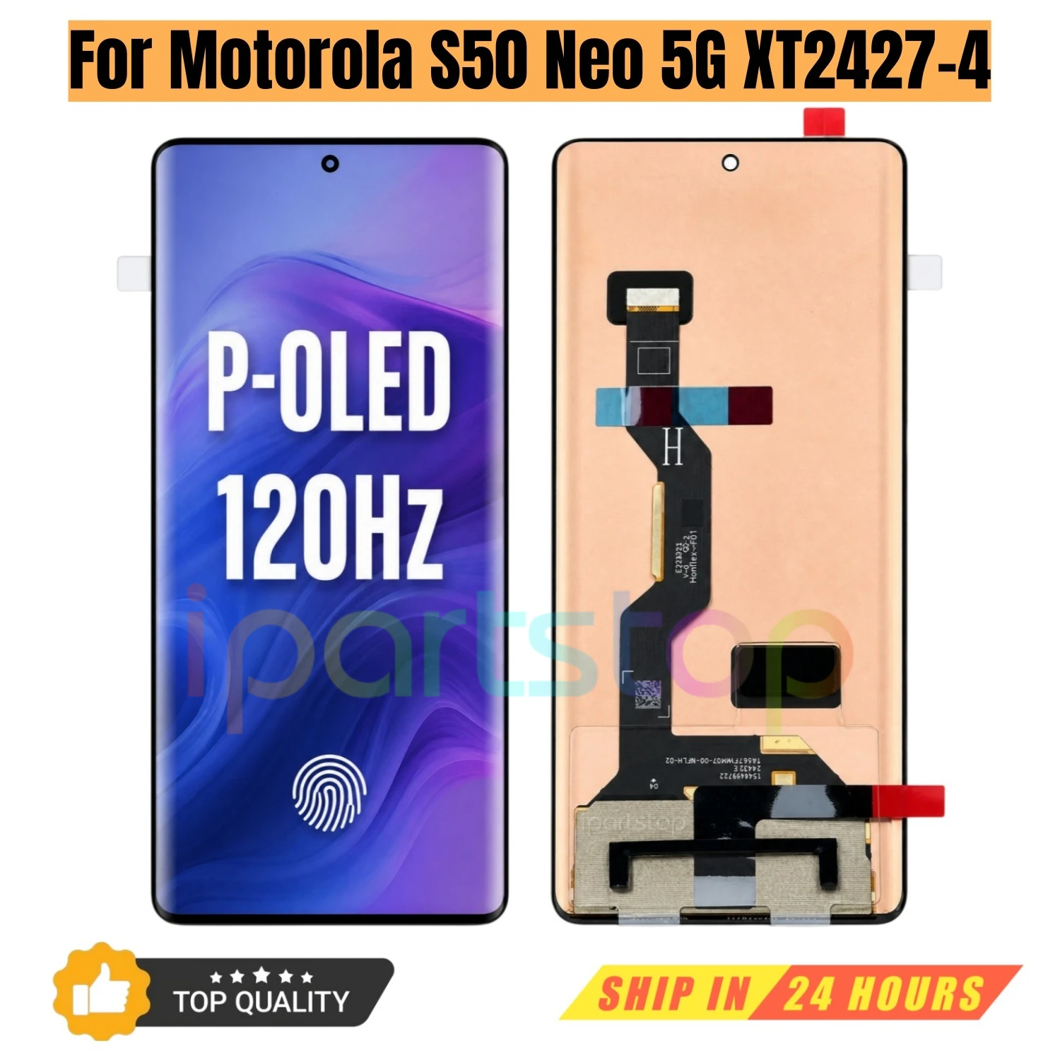 display-di-ricambio-iparts-per-motorola-s50-neo-5g-xt2427-4-schermo-touch-p-oled-da-120-hz-kit-di-assemblaggio-parti-di-ricambio-oem-tutte-le-funzioni-operative