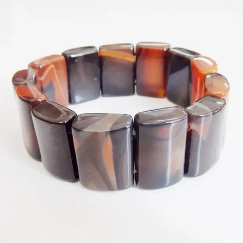 

Natural Agate Bracelet Hand Row, Simple and Fashionable Men's and Women's Models