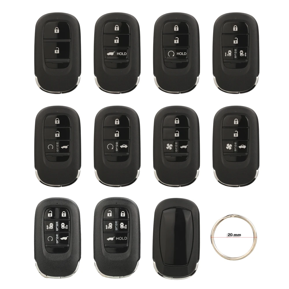 Funda Protectora para Llave de Coche Jingyuqin, Carcasa para Honda CR-V, Civic, Accord, HR-V, CRV, HRV, Fit, City, Odyssey, XRV, Hrv 2022 2024