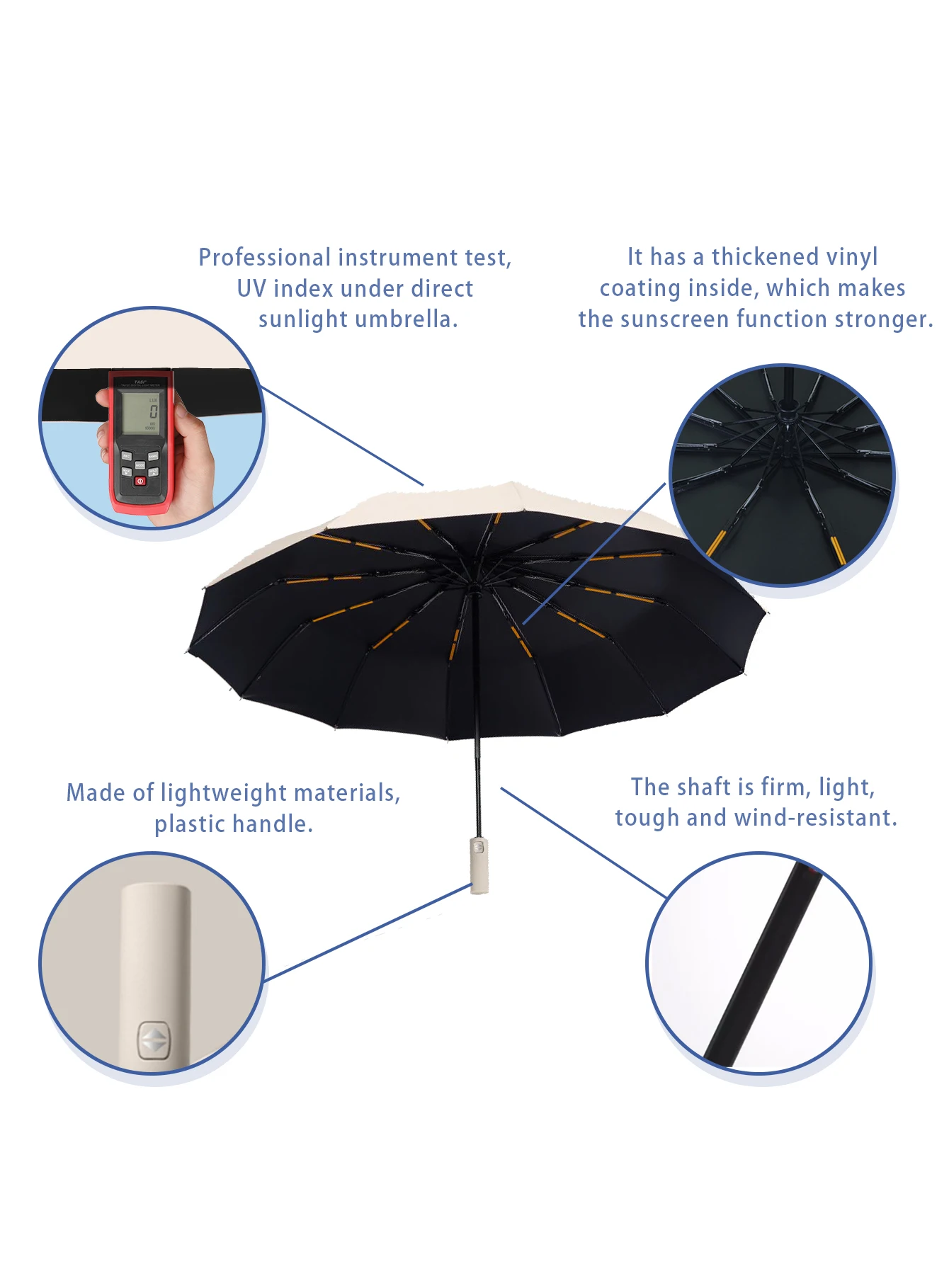 Stay Protected in Any Weather with this Fully Automatic 24-Bone Umbrella - Multiple Colors Available!