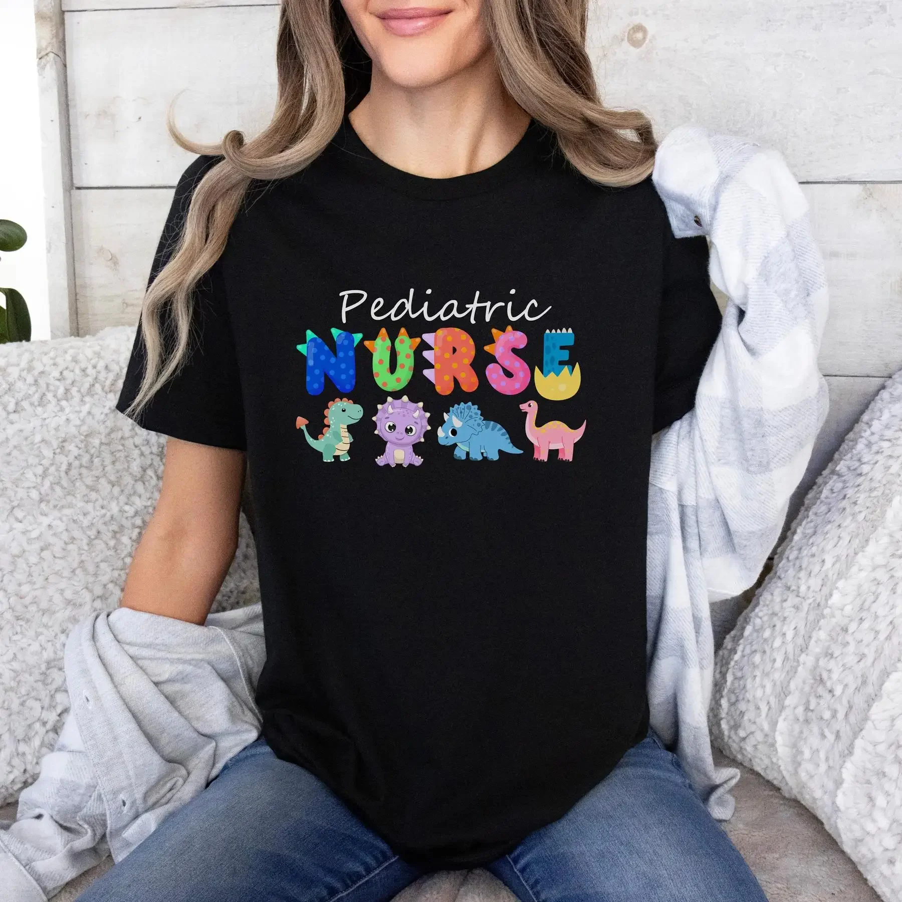 Nurse T Shirt Dinos…