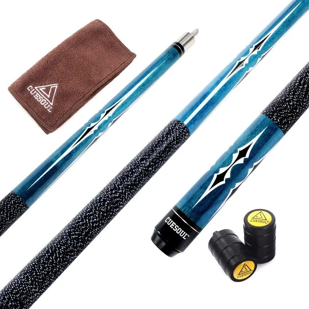 

58 Inch 19oz/20oz Maple Billiard Stick Pool Cue Set 11.5mm/13mm Tip[Weight Adjustable]