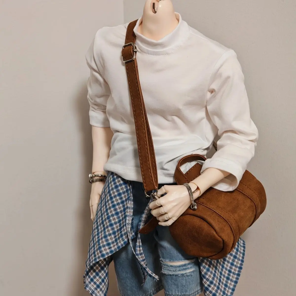 1/3 BJD Uncle Doll Casual Loose Long Sleeve T-shirt Suitable for 75-77CM Daily Changing Toys BJD Uncle Doll Accessories No Doll
