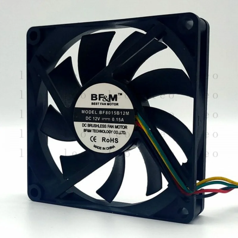 

FF 1 шт. для BF&M BF8015B12M DC12V 0,15A 8 см 8015 4-проводной ШИМ двойной # WD10*