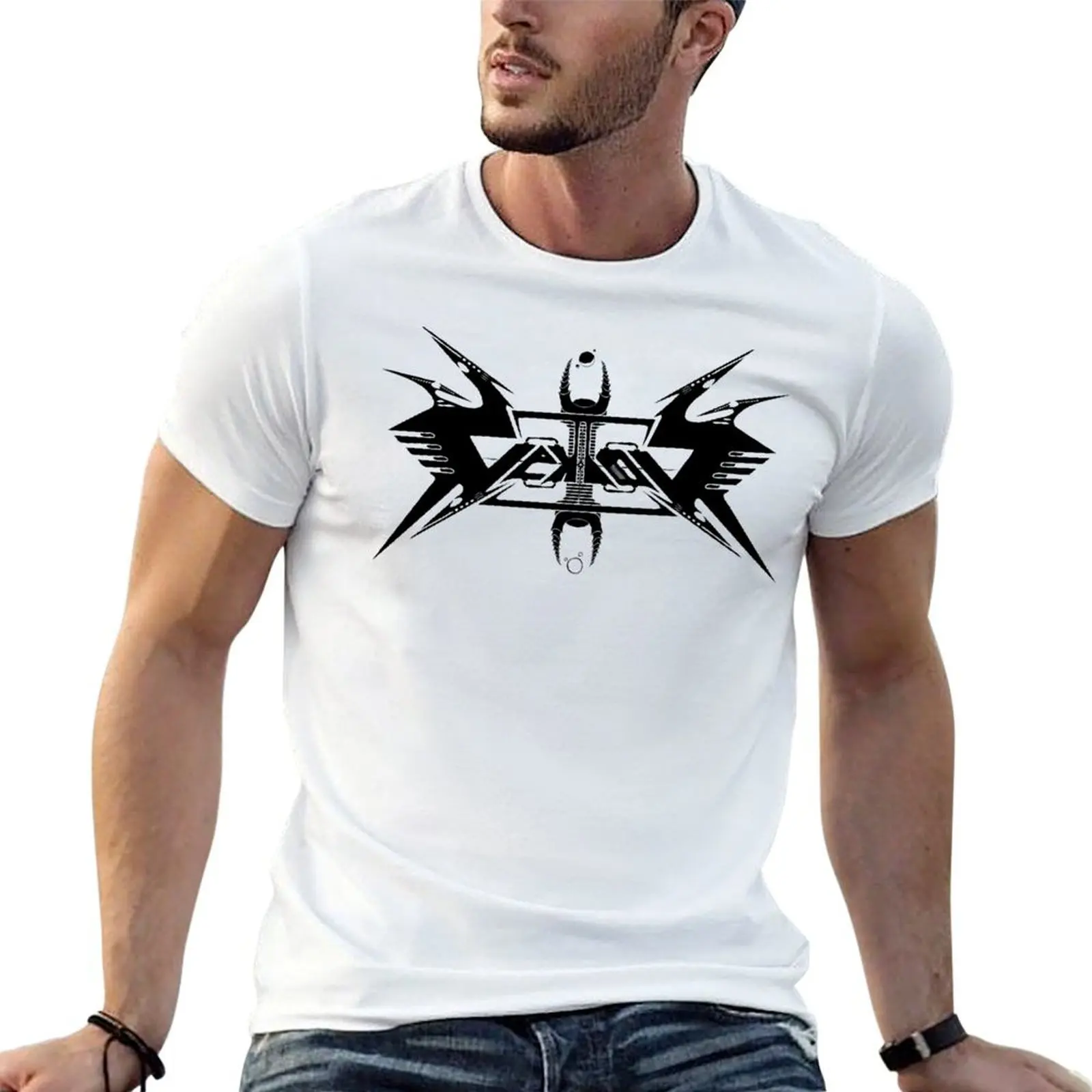 Camiseta Vektor, camisetas de algodão 100% para homem, camiseta engraçada de algodão para homem