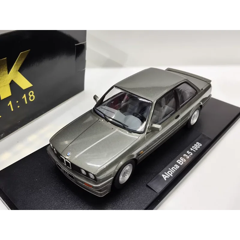 

Литой под давлением Kk масштаб 1/18 BMW ALPINA B6 3,5 1988, модифицированный автомобиль, полностью закрытый серый сплав, модель автомобиля, коллекционная игрушка, подарок, сувенир