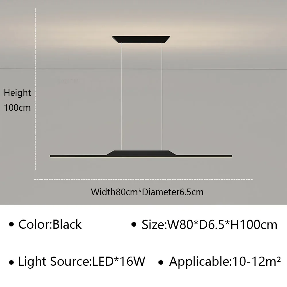 DAMIASMIL Moderne LED-Pendelleuchte für Wohnzimmer, Esszimmer, Restaurant, Küche, Insel, Büro, Café, hängender Kronleuchter, Heimdekoration, Leuchte 7