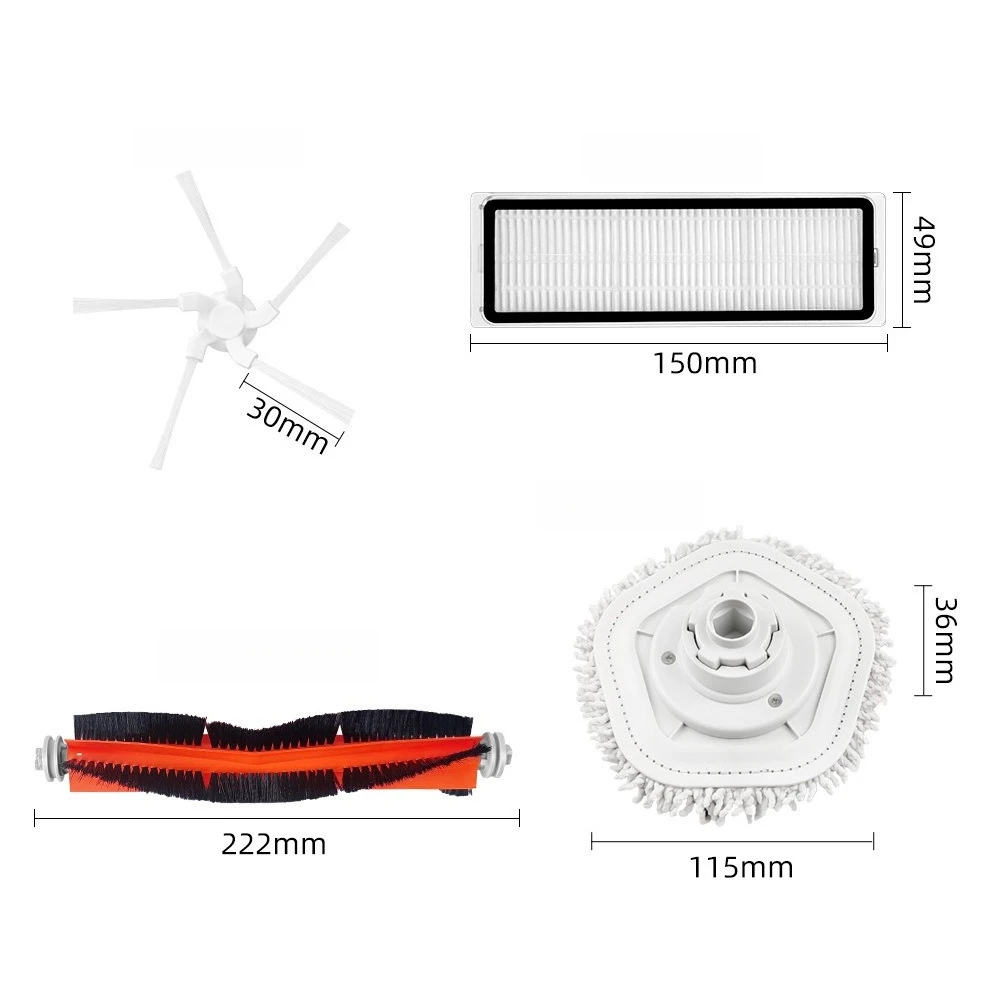 

Suitable for Dreame floor cleaning robot W10/W10pro main side brush filter screen mop bracket dust box accessories