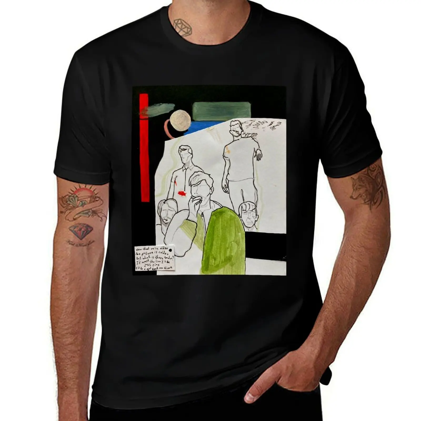 illustration band t FOALS Classic man shirt for fit funny t man shirts T-Shirt humor slim for t shirts dark
