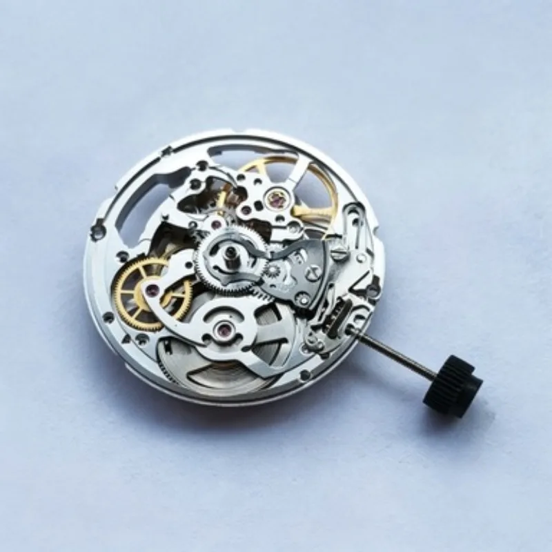 Parts are suitable for 2824 hollow movement, three-pin no calendar, silver automatic machine