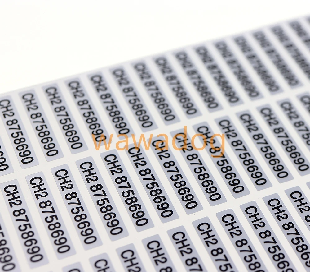 30pcs Back Label Serial Number Sticker for GB GBC GBP Universal DMG