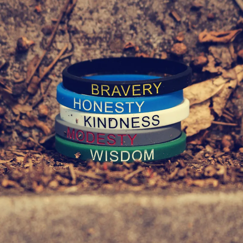 BRAVERY WISDOM Bracelet Negative Ion Basketball Energy Balance Men and Women Waterproof Silicone Lovers Bracelet Anti Fatigue