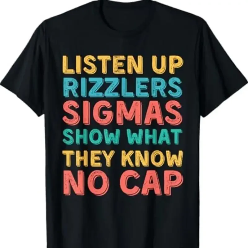 Funny Testing T Shirt For Teachers Listen Up Rizzlers
