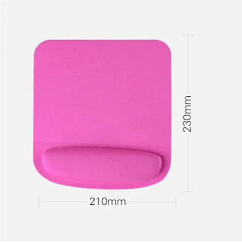 Simple Solid Color EVA Mouse Mat Anti-slip Mouse Pad School Supplies Office Accessories Desk Set Notebook Computer Mat Mouse Pad