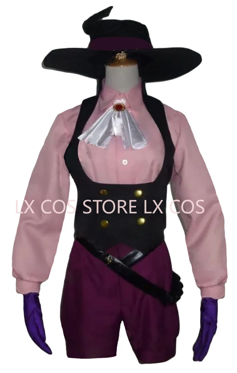 Costume de Cosplay Noir Haru Okumura avec Chapeau pour Homme et Femme, Ensemble Complet de Carnaval d'Halloween, Livraison Gratuite Dissolve