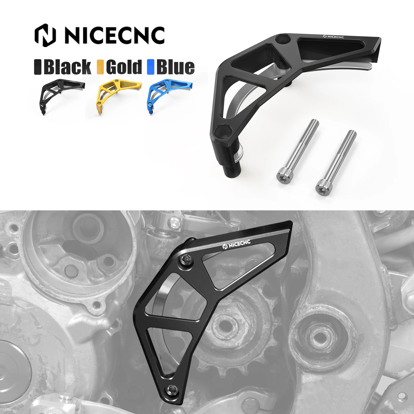 

NICECNC For Suzuki DRZ 400 S DRZ400SM DRZ400 S SM 2000-2024 2023 2022 2021 Motorcycle Front Chain Protector Sprocket Guard Cover