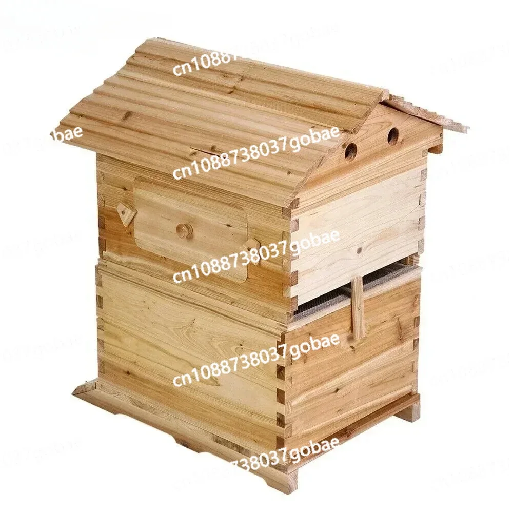 الشمع المسلوق لخلية النحل مجموعة العسل الأوتوماتيكية صندوق النحل ذو التدفق التلقائي ، أداة تربية النحل بإطار عش العسل المتدفق الذاتي