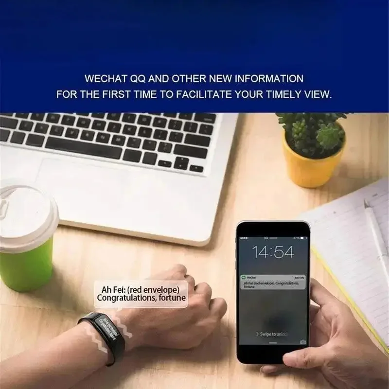 New 2026 Plus Smart Watch Men Women Bluetooth Step Counting Sports Bracelet Fitness Tracker Heart Rate Blood Pressure Sleep