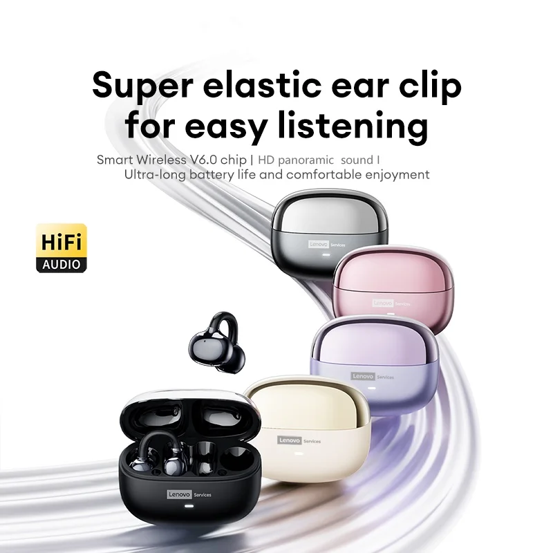 

Беспроводные наушники Lenovo LE302 с Bluetooth 6.0, HIFI-звуком, 25-часовым временем автономной работы, спортивные наушники с шумоподавлением, новинка