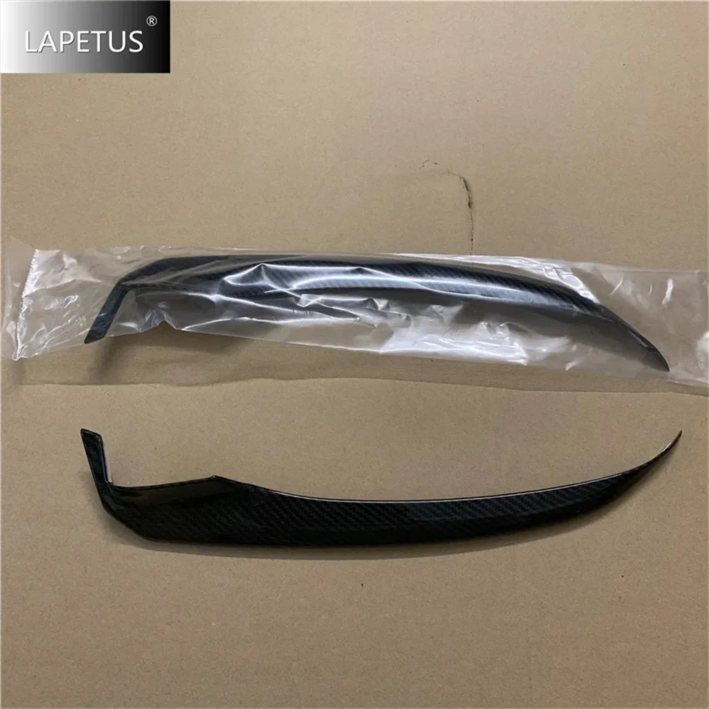 Chrome / Carbon Fiber Car Front Below Bumper Protector Cover Panel Cover Trim For Toyota Camry 2018 - 2021 Exterior Accessories