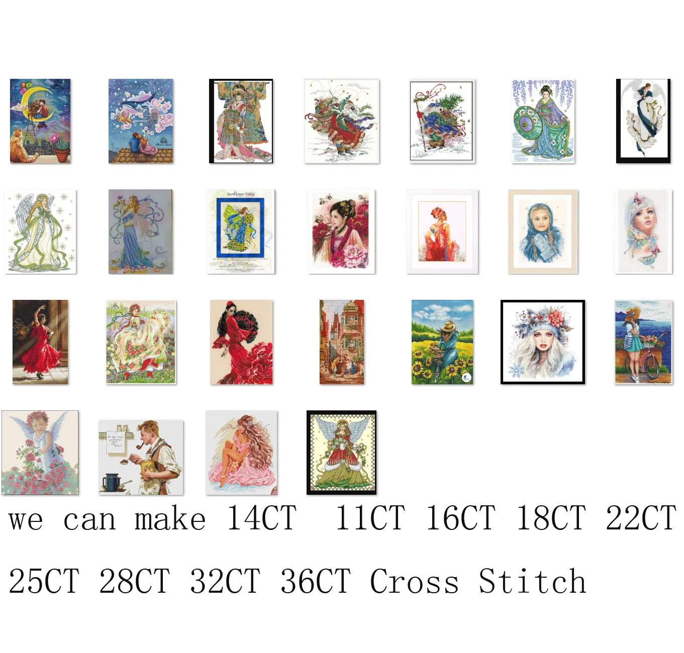 

Набор для вышивки крестом DIY Набор Воспоминания приморского лета - Девушки 35-46 Набор для вышивки крестом Новые поделки Ручная вышивка